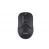 A4TECH WIRELESS MOUSE WITH SILENT CLICK FG-12S, 1200 DPI WITH WIDER WHEEL, WINDOWS XP / VISTA / 7 / 8 / 8.1 / 10, BLACK