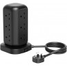 Powerology 12 Socket Multi-Port Tower HUB/Charge 17 Devices At Optimal Speed 3M