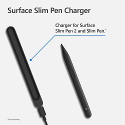 Microsoft Surface Slim Pen Charger Matte Black, 8X2-00001
