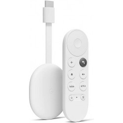 Google Chromecast with Google TV 4K Media Streamer, 4K UHD / 60 Hz Output, Google Assistant Built-In, Dual-Band Wi-Fi 5