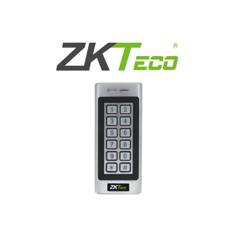 Zkteco mk v metal case weatherproof keypad mifare card reader access
