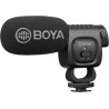 BOYA BY-BM3011 Compact On-Camera Shotgun Microphone for Cameras, Smartphones, Tablets and Computers, Black
