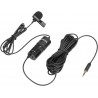 BOYA BY-M1-PRO Premium Universal Omnidirectional Lavalier Microphone for Cameras,Smartphones,Tablets,Computers, Recorders Black