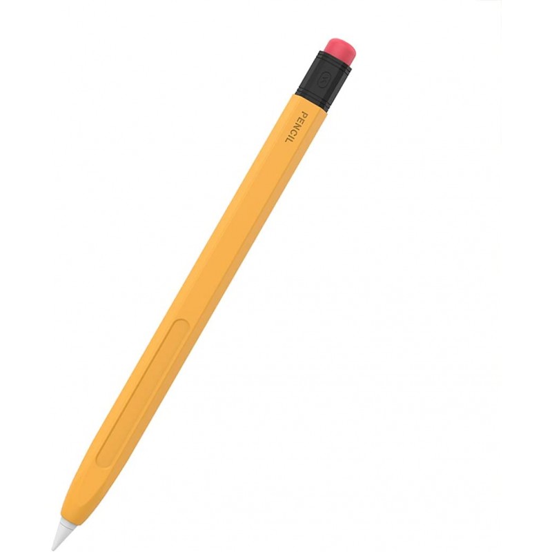 Blupebble Silicone Pencil Skin for Apple Pencil 2nd Gen (Yellow)