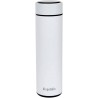 Blupebble Smart Water Bottle, With Temperature Indicator, 500ml Capacity,6 Hours Cold Insulation,Stainless Steel Strainer,White