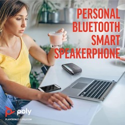 Poly - Sync 20+ Bluetooth Speakerphone - Personal Portable Speakerphone - Noise & Echo Reduction
