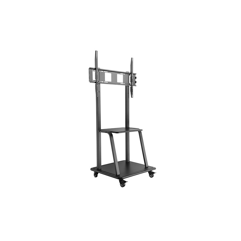 ULTRA-HEAVY DUTY STEEL MOBILE TV STAND