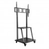 ULTRA-HEAVY DUTY STEEL MOBILE TV STAND