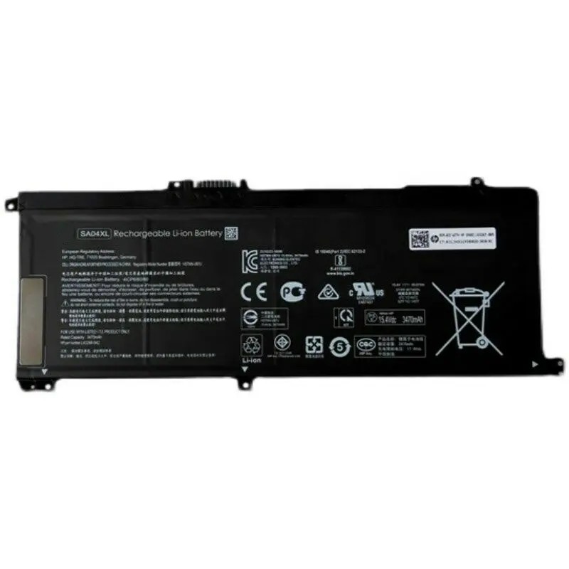 SA04XL Laptop Battery for HP ENVY X360 17-CG L43248-542 L43267-005 HSTNN-OB1F