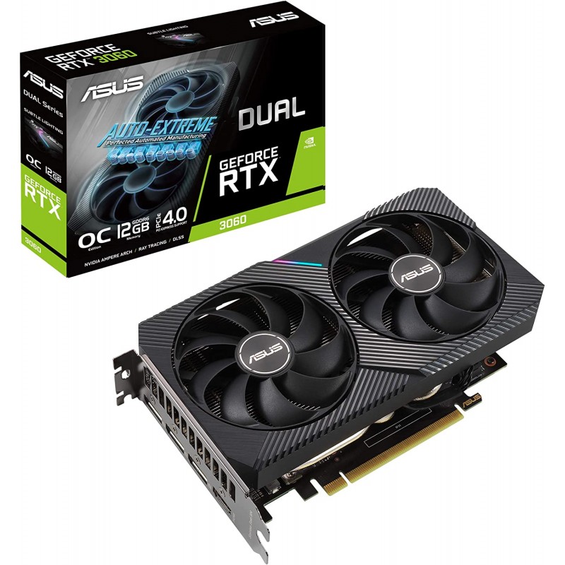 Asus GeForce RTX 3060 Dual OC Edition 12GB V2 GDDR6 Graphics Card