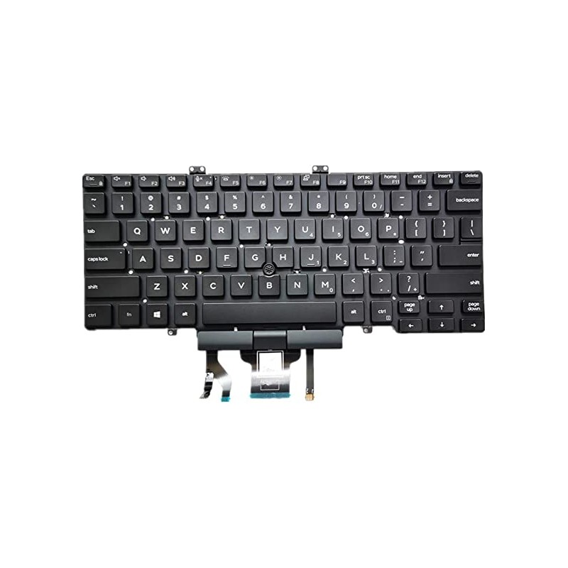 Laptop Keyboard For Dell Latitude 5300 Black US United States Edition