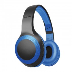 PROMATE DEEP BASS OVER-EAR WIRELESS HEADPHONES BLUE