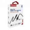Promate Ultra-Fast USB-A to Lightning Soft Silicon cable