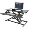 SH-S2802N Gas Spring Sit-stand Desk Converter With Keyboard Tray
