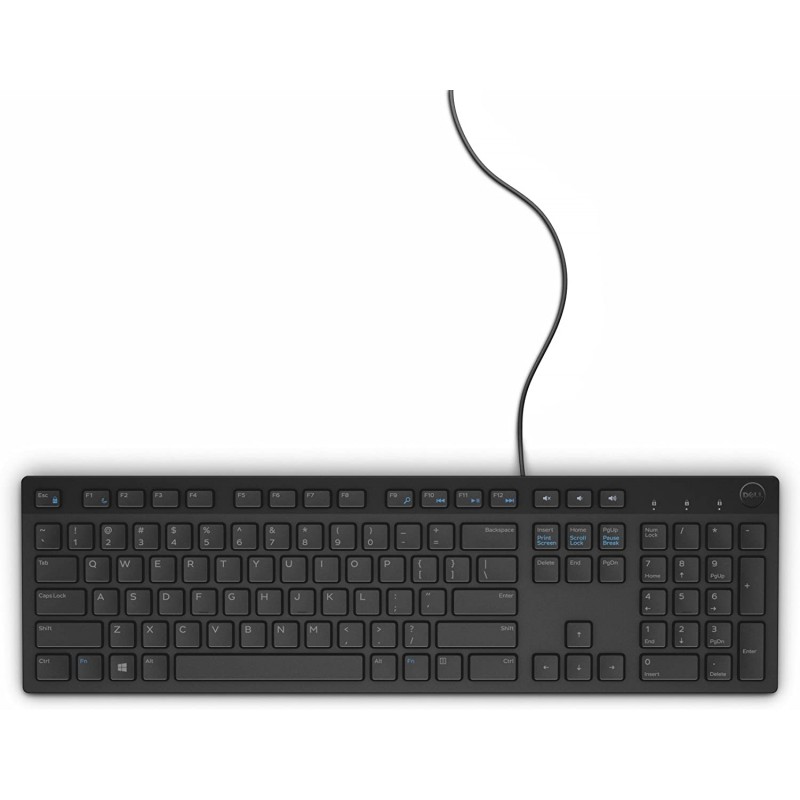 Dell Multimedia USB English and Arabic Keyboard - KB216