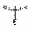 DUAL MONITORS PREMIUM ALUMINUM ARTICULATING MONITOR ARM FITS FOR 13" TO 32"