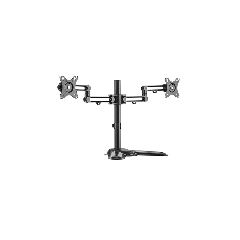 DUAL MONITORS PREMIUM ARTICULATING ALUMINUM MONITOR STAND FITS FOR 13" TO 27"