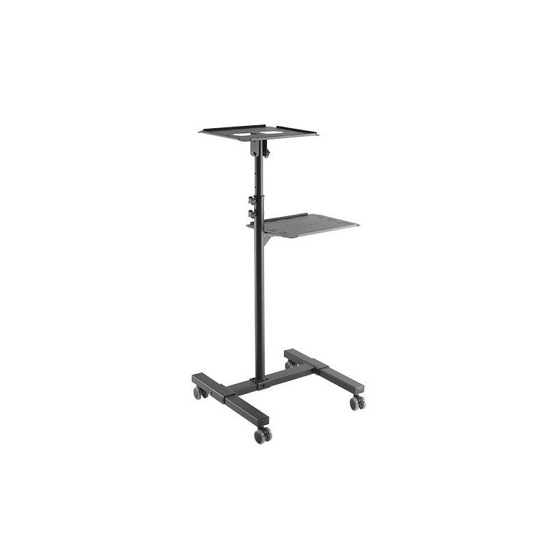 STEEL ADJUSTABLE PROJECTOR & LAPTOP TROLLEY