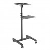 STEEL ADJUSTABLE PROJECTOR & LAPTOP TROLLEY