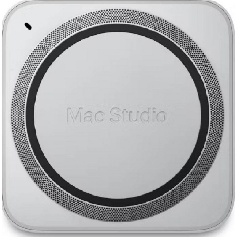 Apple Mac Studio, M1 Max Chip, 10 Core CPU, 24 Core GPU, 32GB Memory, 512GB SSD, Wi-Fi 6,Silver MJMV3