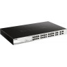 DLINK DGS-F1210-26PS-E 26-port Switch, 10/100/1000Base-T, Long Range 250m, PoE+, Smart Switch with 24 PoE Ports