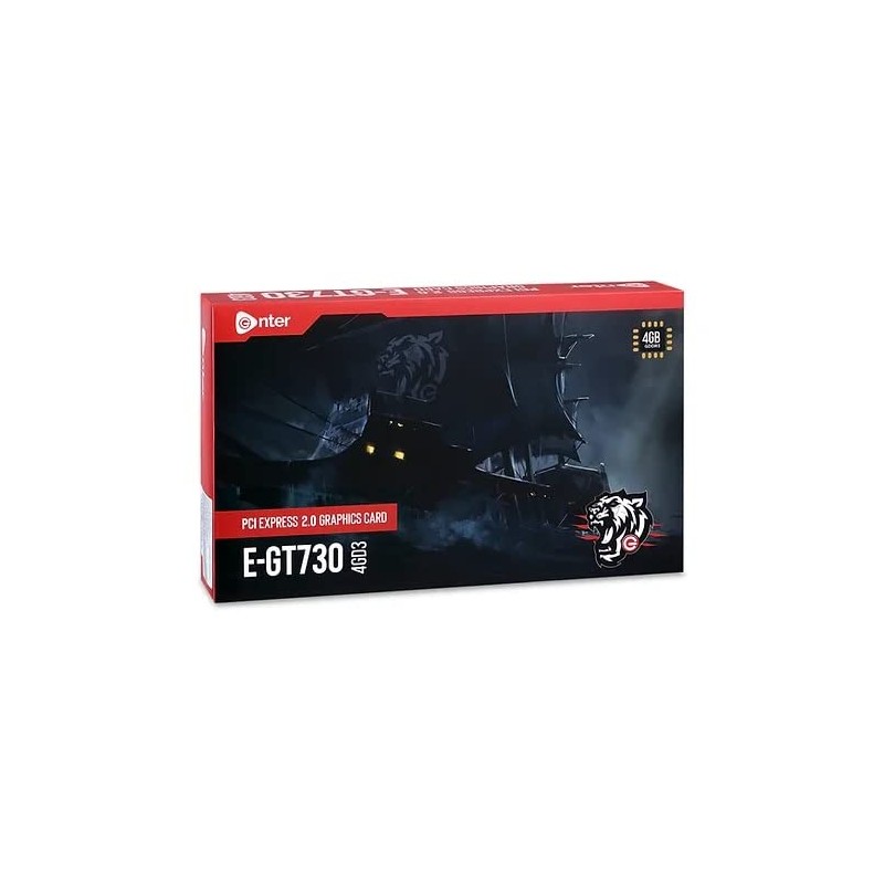 Enter E-GT730-4GD3 PCI Express 2.0 Graphics Card 128 bit 4GB HDMI VGA