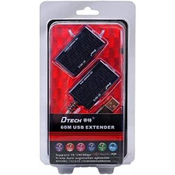 DTech USB Extender 60M By Lan Cable (DT-5015)