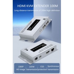 HDMI KVM extender 100 meters hdmi to rj45 network cable converter