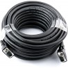 Dtech VGA 3+6 M/M HD CABLE （BLACK） high speed male to male Cable 15m