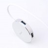 USB HUB Type C to USB3.0 4Port Hub 0.25M, with Power Port Fast Charging Data Transfer for Laptop Desktop (Silver)
