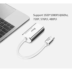 TYPE C TO VGA HD converter, up to 1920 * 1080P resolution
