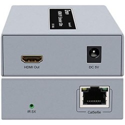Dtech DT-7043 HDMI Extender 120m Over TCP IP Rj45 Cat5 Cat5e Cat6 Cat6e UTP STP Ethernet LAN Switch Network Support 400ft 1080P