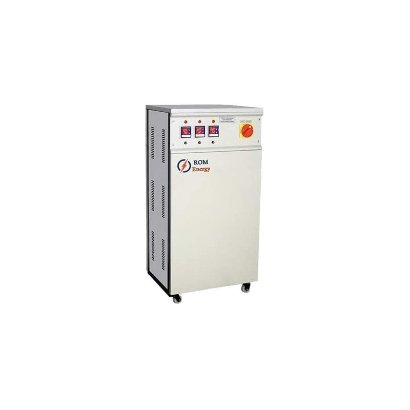 30KVA Protector Servo type Voltage Stablilizer 3 Phase LCD screen show voltage