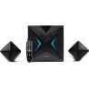 F&D F550X 112 W 2.1 Channel Bluetooth Multimedia Speakers with Subwoofer Speaker, Multicolor LED Display Remote USB SD Card, NFC